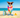 Dog on vacation at the beach — travel accessories for dogs at SalesDepot.eu