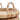 Grand panier à linge en jacinthe d'eau – boho Chunky