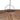 Wave large flat rattan pendant light dark walnut