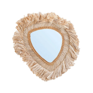 La Contessa abaca spiegel, boho wandspiegel
