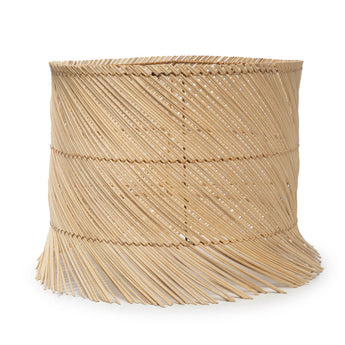 Rotan tafellampenkap in Ibiza-stijl