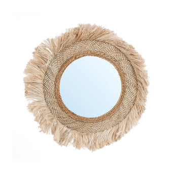 Capri gras spiegel, boho wandspiegel