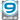 Blue-9 logo