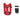 Sleepypod Clickit Strawberry Red