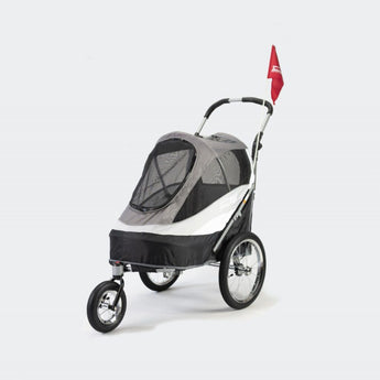 Sporty DELUXE 2-in-1 dog stroller and dog bike trailer SalesDepot - side