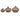 Suspension Desert Gourd en bambou noyer foncé – S