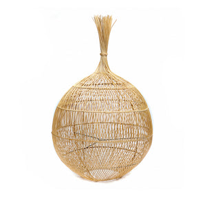 Wonton rotan hanglamp & vloerlamp in Ibiza-stijl