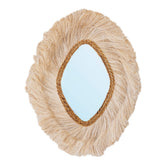 La Duchessa abaca spiegel, boho wandspiegel
