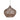 Lámpara colgante Desert Gourd de bambú en nogal oscuro – M