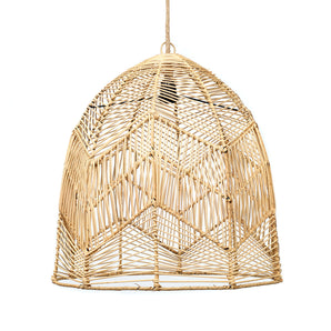 Bala rotan hanglamp in Ibiza-stijl