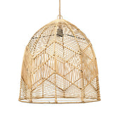 Bala rotan hanglamp in Ibiza-stijl