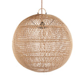 Bubble rotan hanglamp in Ibiza-stijl