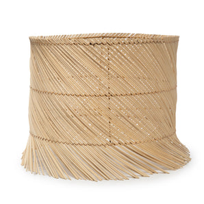 Rotan tafellampenkap in Ibiza-stijl