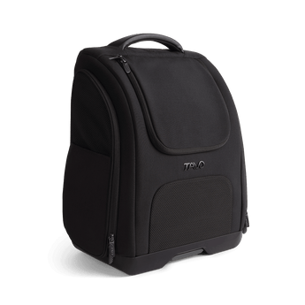 TAVO Kamella Onyx cat & dog backpack car seat – side angle