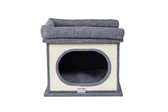 Cat Cave – Cozy Cat Den with Sisal Mat & Lounge 48x48x42 cm