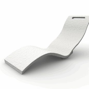 Arkema Design Serendipity Chaise White – ergonomic outdoor lounge chair