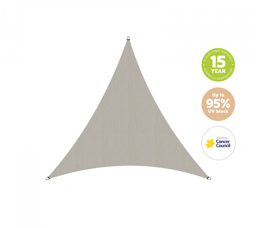 Coolaroo Commercial Grade Sonnensegel — 95% UV-Schutz | 15 Jahre Garantie