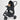 AIRBUGGY DOME 3 SMALL EARTH BLACK SET