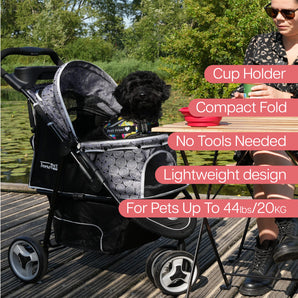 InnoPet Allure Onyx Dog Stroller Features SalesDepot
