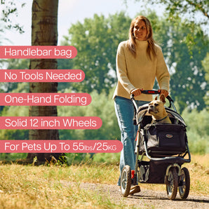 InnoPet COMFORT EFA ECO – Hondenbuggy met Lekvrije Banden | Tot 25 kg