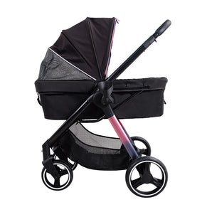Ibiyaya Retro Luxe hondenbuggy Prism Black