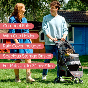 InnoPet AVENUE – Cochecito para Perros Elegante y Estable | Máximo Confort | Hasta 11 kg
