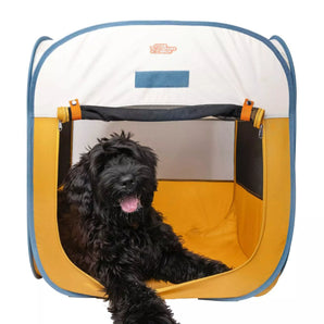 K9 Kennel Pop-Up Dog Tent Portable Travel Kennel Yellow